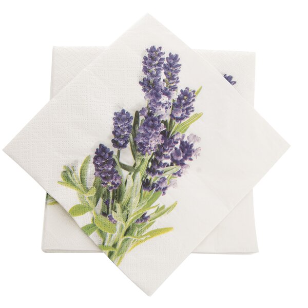 Servírovací ubrousky levandule