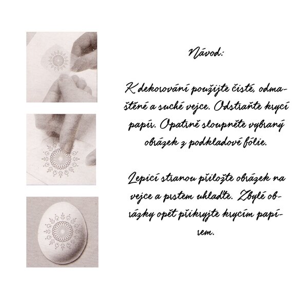 Samolepky na vajíčka