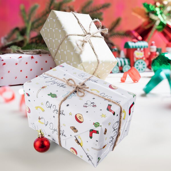 Vánoční balicí papír Od Ježíška 100x70 cm 2 ks