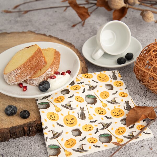 Servírovací ubrousky Halloween 