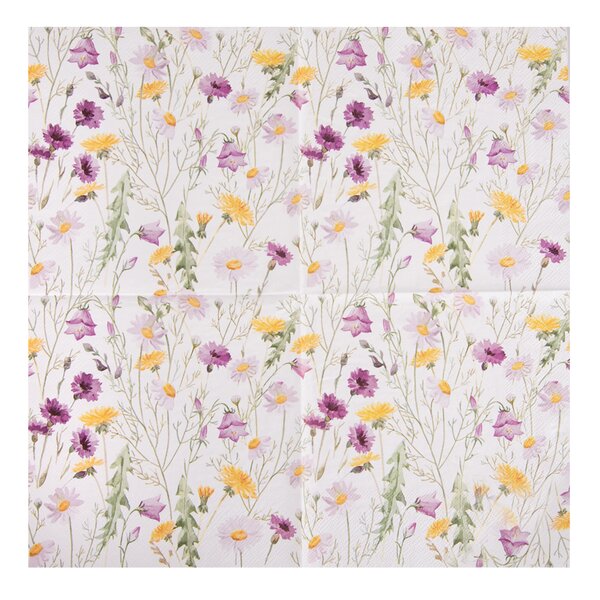 Servírovací ubrousky jarní květy