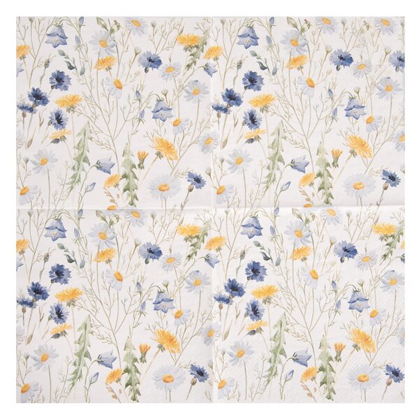 Servírovací ubrousky jarní květy