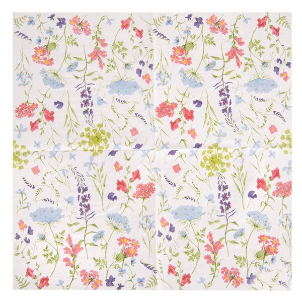 Servírovací ubrousky květy