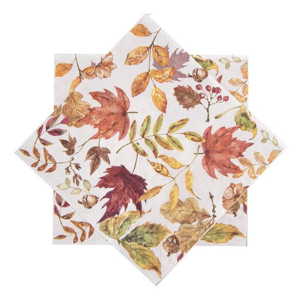 Servírovací ubrousky PODZIM listí