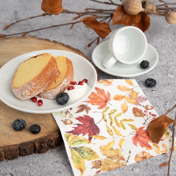 Servírovací ubrousky PODZIM listí