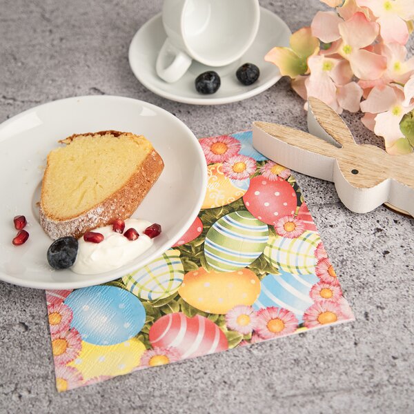 Servírovací ubrousky velikonoční vajíčka