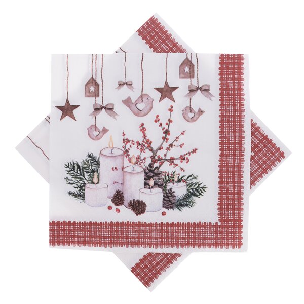 Servírovací ubrousky vánoční