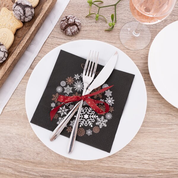 Servírovací ubrousky baňka