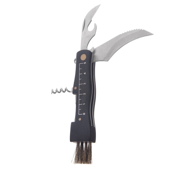 Houbařský nůž zavírací se štětcem 6 cm