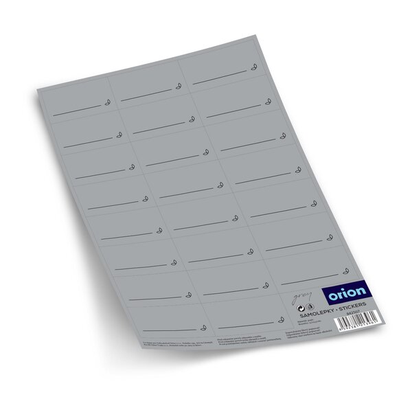 Samolepky na kořenky GREY