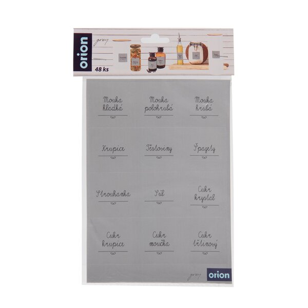 Samolepky na dózy GREY 