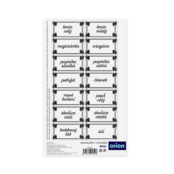 Samolepky na kořenky