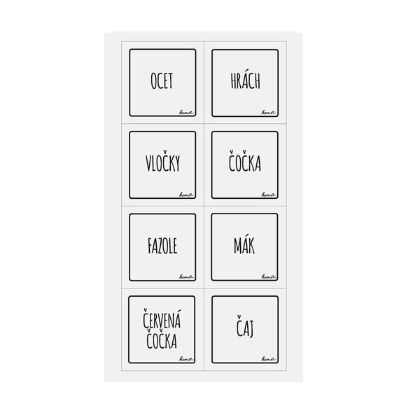 Samolepky na dózy WHITELINE