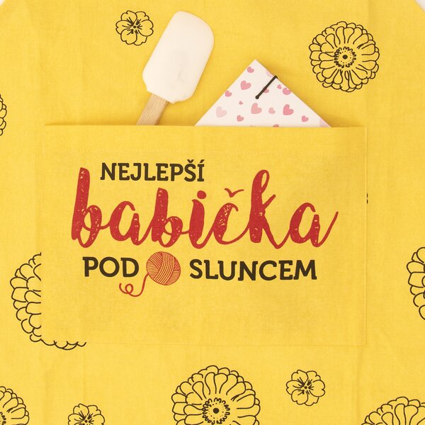 Kuchyňská zástěra NEJLEPŠÍ BABIČKA