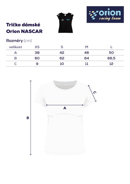 Tričko dámské Orion NASCAR vel. S