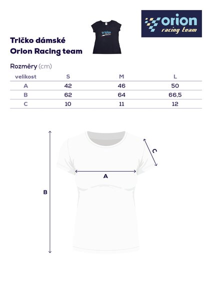 Tričko dámské Orion RACING vel. L