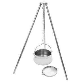 Kotlík nerezový s trojnožkou