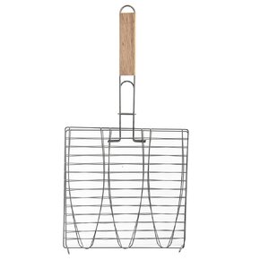 Grilovací mřížka na ryby 28x29 cm