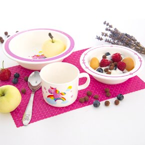 Jídelní dětská sada koník 3 díly