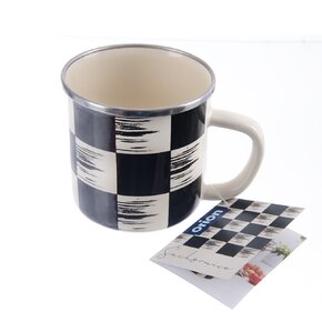 Hrnek ŠACHOVNICE Lem 0,41 l