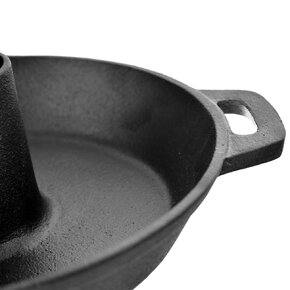 Pánev LITINA se stojanem na kuře pr. 28 cm