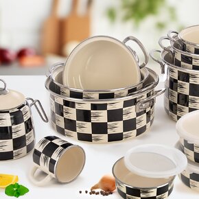 Kastrol ŠACHOVNICE Lem 1,6 l 