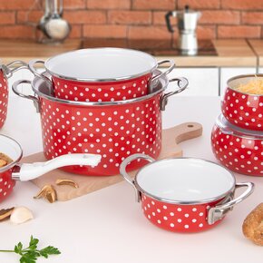 Hrnec TEČKA Lem 4 l