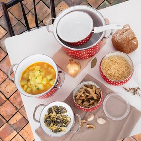 Hrnec TEČKA Lem 4 l