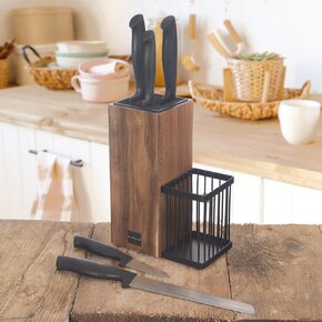 Sada nádobí GRANDE 7 dílů + dárek stojan na nože+5 ks nožů