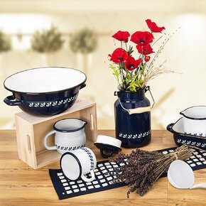 Zadělávací mísa MODROBÍLÁ pr. 26 cm