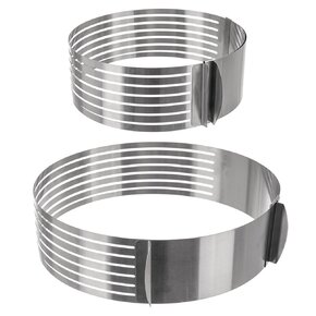 Prokrajovací forma posuvná na dort pr. 24/30x cm