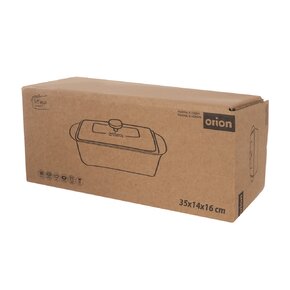 Forma na pečení LITINA SMALT s poklopem 35x14x16 cm