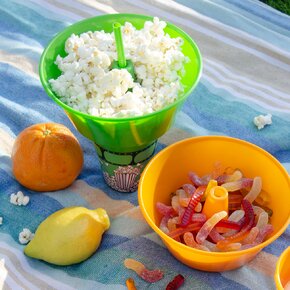 Pohár s miskou a brčkem 0,55 l