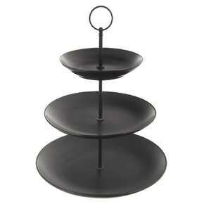 Servírovací stojan BLACK 3 patra