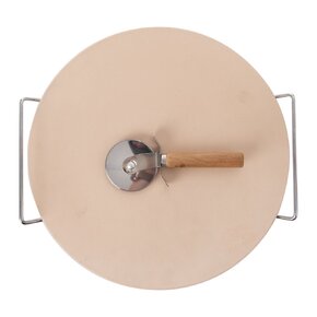 Kámen na pečení s kráječem pr. 33 cm