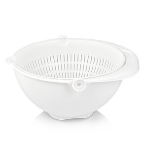 Cedník s mísou otočný pr. 25 cm