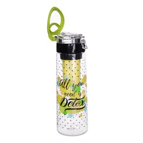 Nápojová láhev s uzávěrem a filtrem DETOX 0,75 l