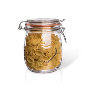 Dóza s klipovým uzávěrem Bela 0,75 l srdce