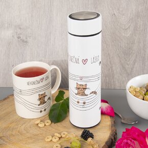 Termoska NEKONEČNÁ LÁSKA kočka 0,4 l