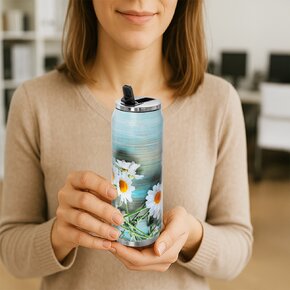 Termoska plechovka heřmánek 0,5 l