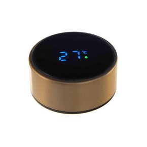 Termoska s teploměrem 0,45 l zlatá