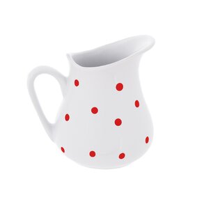 Džbán červený puntík 0,53 l