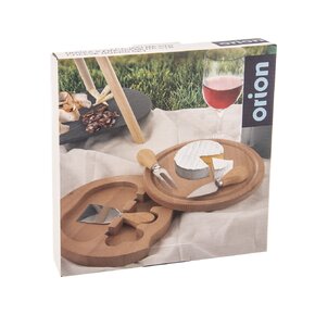 Krájecí prkénko s kráječi na sýr pr. 21,5 cm