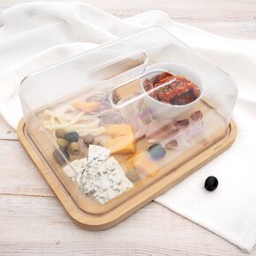 Servírovací prkénko s poklopem 28x22x11 cm