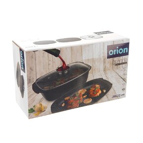 Pekáč GRANDE Aroma s poklopem oboustranný 39x22 cm