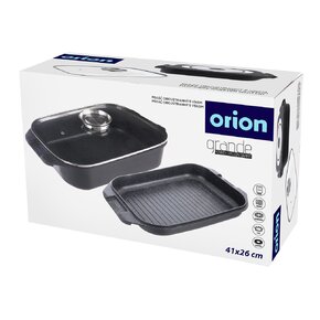 Pekáč GRANDE Aroma s poklopem oboustranný 41x26x15 cm