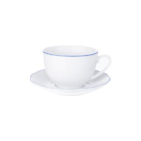 Hrnek s podšálkem Blue line 0,28 l