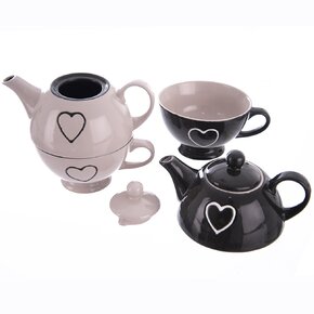 Čajová souprava SRDCE 