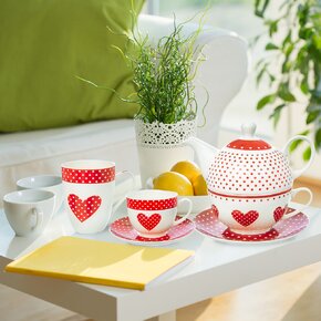 Čajová souprava TEČKA 3 ks