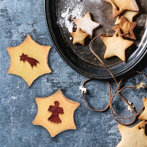 Vykrajovačka hvězda oblá s andělem